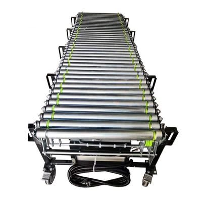 kwaliteit  Hotels Factory Price Unloading Artifact Powered Flexible Expandable Roller Conveyor fabriek